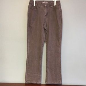 NWOT CHADWICKS of Boston Boot Cut Denim Jeans: Size 6P